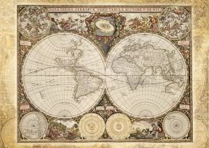 Schmidt Spiele Puzzle Historische Weltkarte