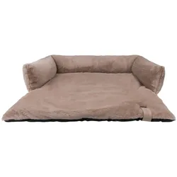 District 70 NUZZLE - Zachte Mand Voor Op De Bank - Medium: 75 x 75 cm - Taupe (Hund, Katze), Hundebett + Katzenbett