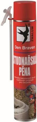 Den Braven PUR montagefoam Debbex voor leidingen, 750 ml