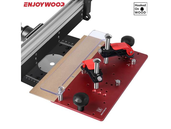 Traîneau de Coping de Sécurité pour Porte d'Armoire, Rail de Table de Routeur Crocheté, Travail de Calcul, Guide, JoendocMELby ENChain YWOOD