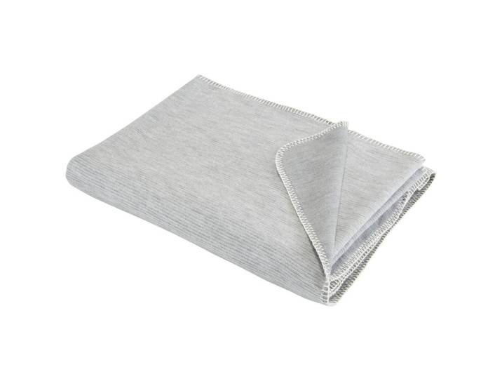 Bio:Vio Plaid, Grau, Textil, Streifen, 140x200 cm, Textiles Vertrauen - Oeko-Tex®, Gots, Made in Germany, DIN EN ISO 9001, Oeko-Tex® Standard 100, Oeko-Tex® Made IN Green, Kettelrand, Heimtextilien, Wohntextilien, Decken, Plaids