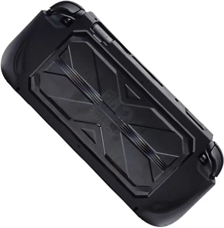 INF Schutzhülle für Nintendo Switch 2 – TPU Schutzhülle mit Griff Transparent+Schwarz
