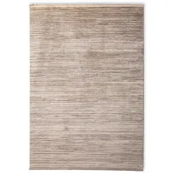 Uni-Teppiche Fresco Uni 133 x 190 cm Viskose Beige Creme