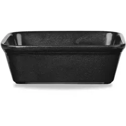 Churchill Metallic Black Lasagne Form 16x12cm 60cl