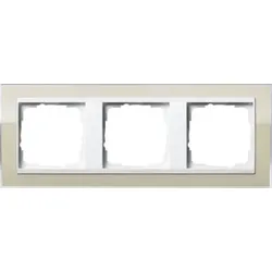 Gira Abdeckrahmen 3-fach klar sand 0213773