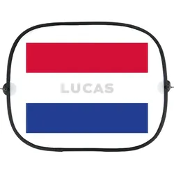 Auto Sonnenschutz Seitenscheibe personalisierbar im Design "Flagge Niederlande"