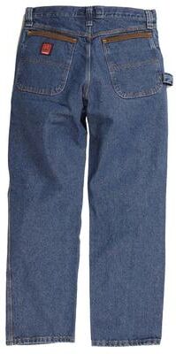 Men's Big & Tall Riggs Workwear Cordura Denim Work Jeans by Wrangler in Antique Indigo (Size 38 30)