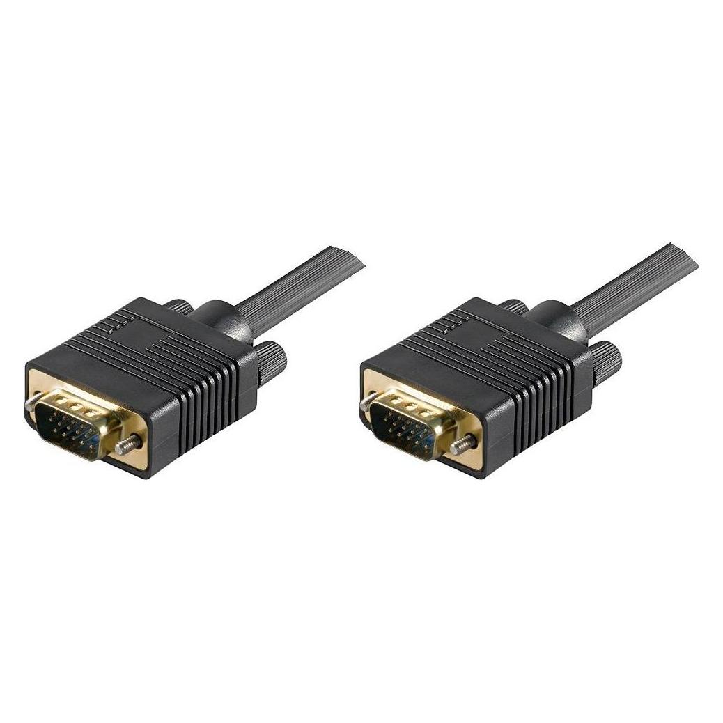 MicroConnect Full HD SVGA HD15-Kabel 7 m Monitorkabel, Schwarz (7 m) (MONGG7B)