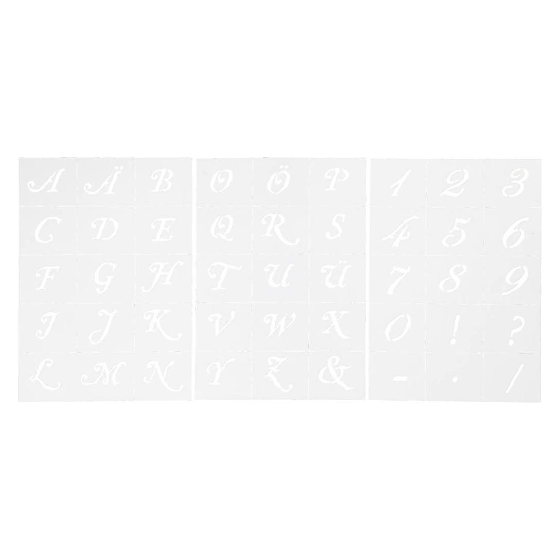Creativ Company Buchstaben&Zahlen (15 cm, Kunststoff) (26965)