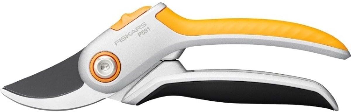 Gartenschere FISKARS "Bypass P531 Metall Plus", gelb (bunt), B:0,75cm, Scheren, Gartenschere bunt Einheitsgröße
