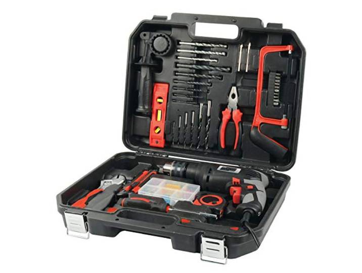 Brüder Mannesmann M12615 Gereedschapskoffer, met klopboormachine, 750 watt, 36-delig