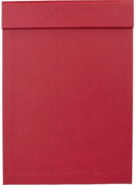 Peleman Menu Clipboard   A4   Rød