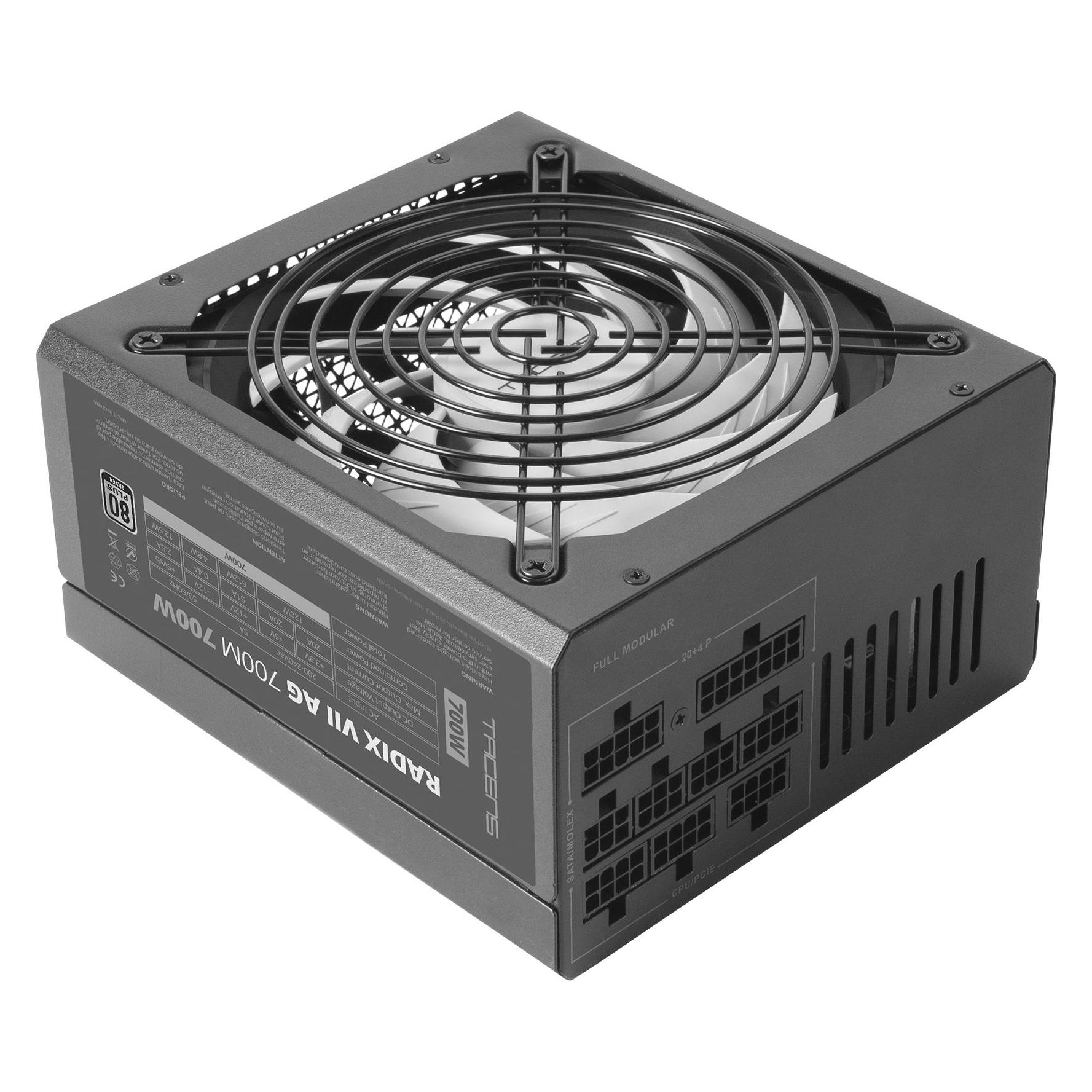 Tacens Alimentation ATX Radix VII AG M - 700W (Noir) (700 W) (1RVIIAG700M)