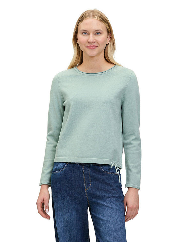 CARTOON Pullover in Türkis - 38