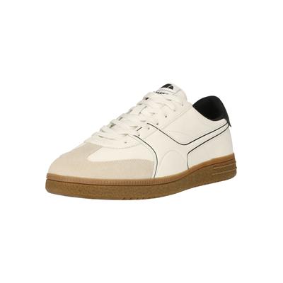Sneaker ELLESSE "Cody", Herren, Gr. 45, weiß (weiß, schwarz), Lederimitat, Rindsleder, Schuhe Sneaker, in dezentem Retro-Charme
