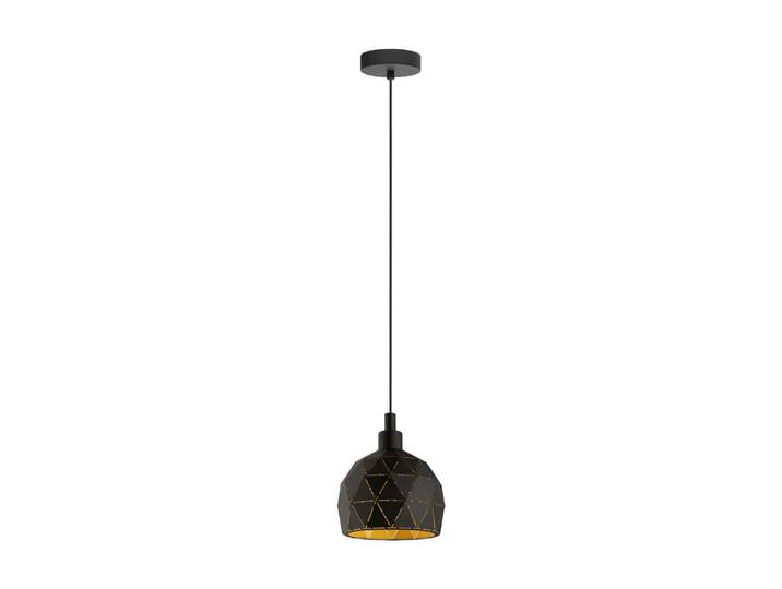 EGLO Roccaforte, Schwarz, Gold, Schwarz, Gold, Stahl, Rund, Drinnen, IP20