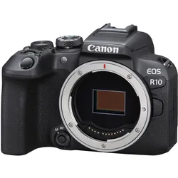 Canon EOS R10 Gehäuse + Mount-Adapter EF-EOS R (24.20 Mpx, APS-C / DX), Kamera, Schwarz