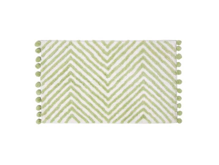 BADEMATTE 50/80 cm Chevron, Baumwolle
