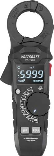 VOLTCRAFT VC-1320 Leckstromzange 1µA digital Anzeige (Counts): 6000