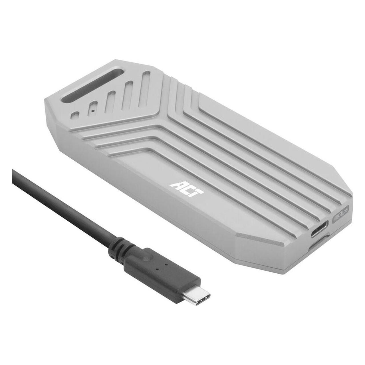 ACT USB 40Gbps M.2 2280 NVMe / PCIe SSD Enclosure, tool-free (M.2) (AC1625)