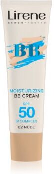 Lirene BB BB creme hidratante SPF 50 tom 02 Nude 30 ml. BB