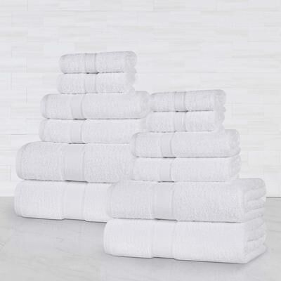 Superior Oregon Organic Cotton Solid 12-Piece Towel Set