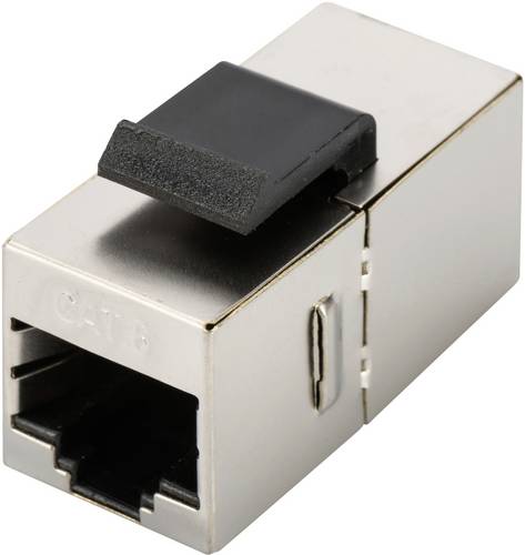 Digitus RJ45 Netzwerk Adapter CAT 5, CAT 5e, CAT 6 [1x RJ45-Buchse - 1x RJ45-Buchse] Grau