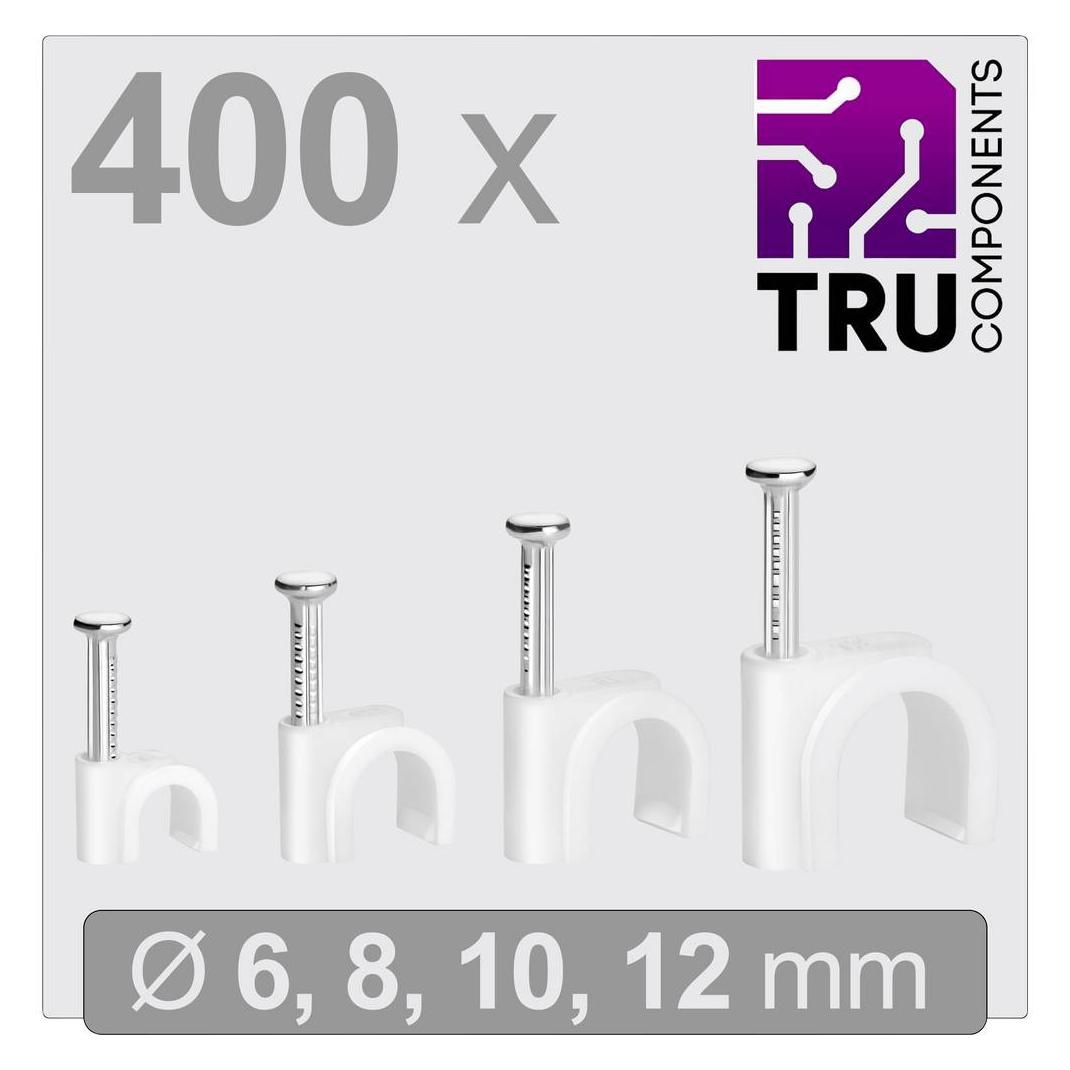 Tru Components T24CA127 Nagelschellen TC-13448460 Bündel-Ø-Bereich 3 bis 12 mm (TC-13448460)