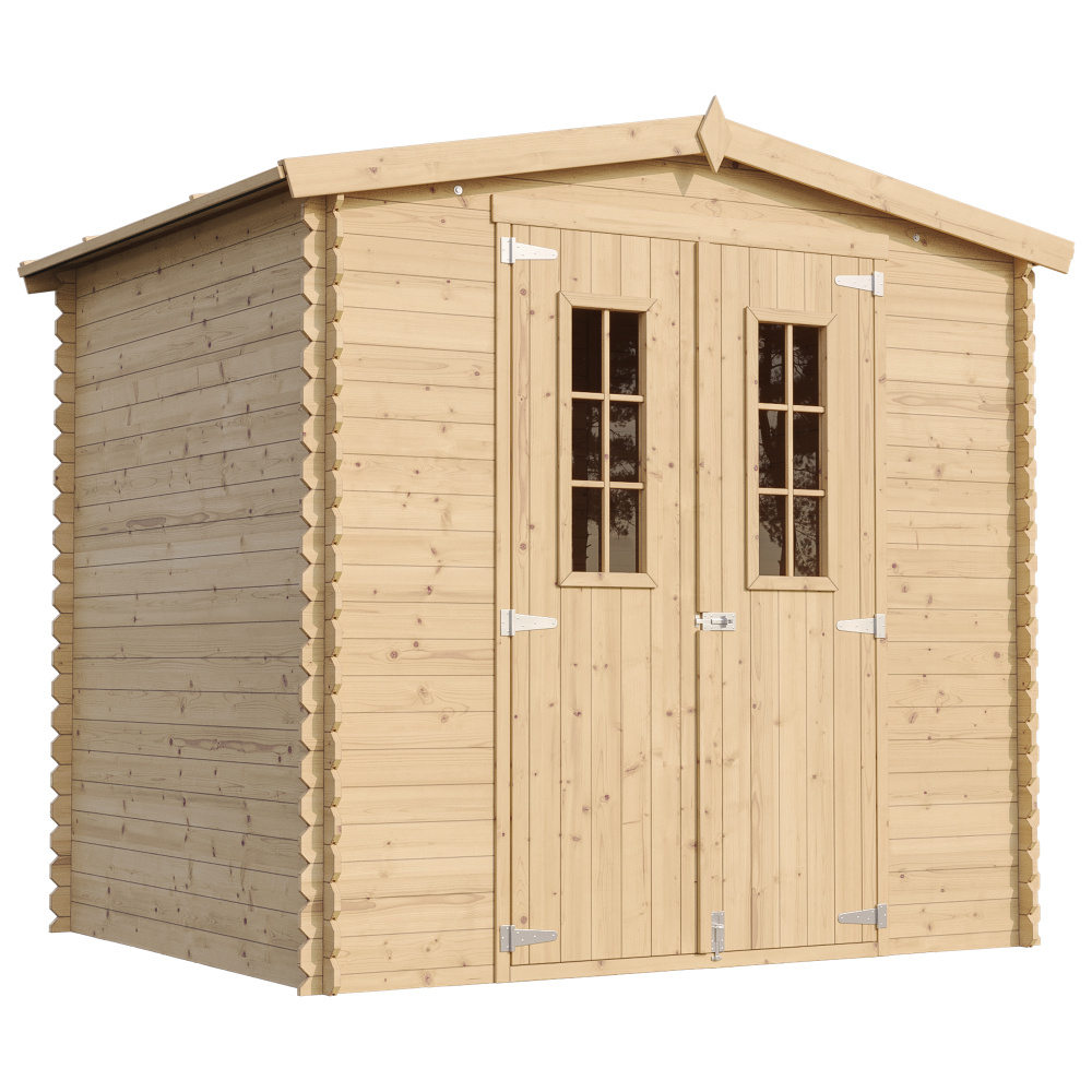 Gartenschuppen Holz mit Boden Imprägnierte 4.33 m2 - TIMBELA M369C+M369G