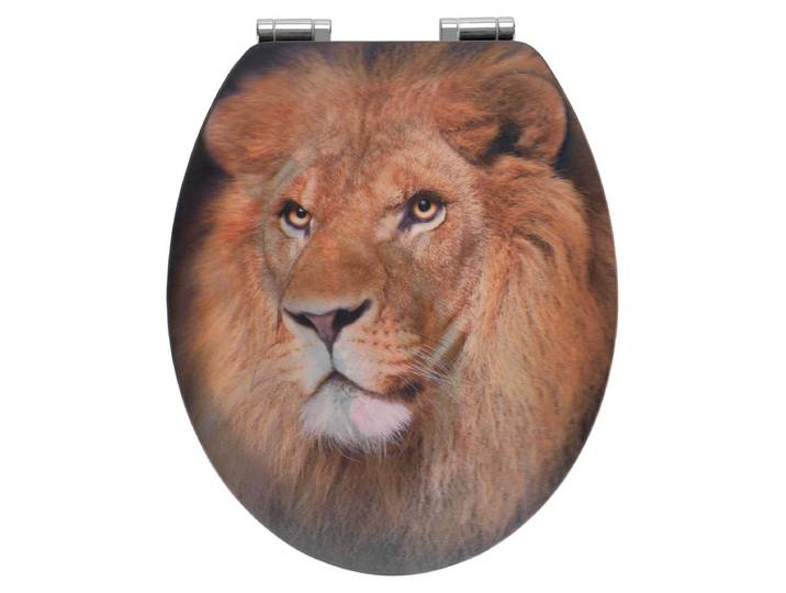 Siège WC Lion avec effet 3D