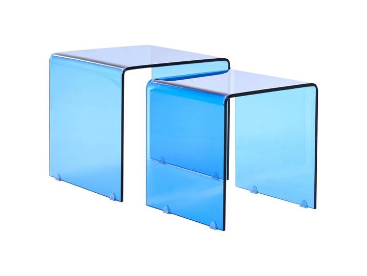 BEISTELLTISCH Blau Kendall