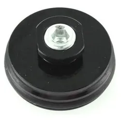 Fox, Motorrad Zubehör, Service Set: Reservoir End Cap Assembly: 2007 Non Adjust, Wire Ring, Black Ano III SH