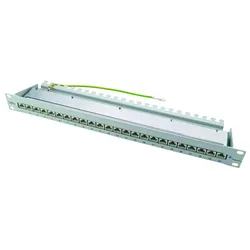 Telegärtner 19" Patch Panel MPP24-HS K Cat.6A geschirmt 1HE schwarz