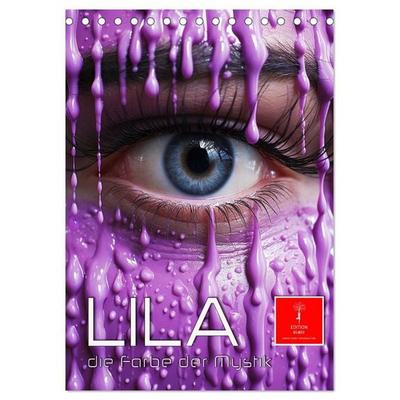 Lila, die Farbe der Mystik (Tischkalender 2027 DIN A5 hoch), CALVENDO Monatskalender
