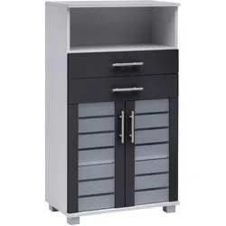 Midischrank Niko Anthrazit/Silber