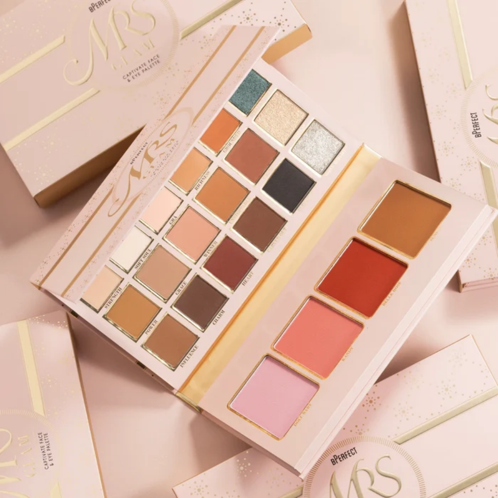 Bperfect Mrs Glam Captivate Face and Eye Palette Captivating Colour 48g