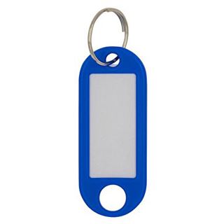 WEDO Schlüsselanhänger blau, 10 St.