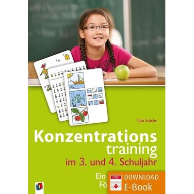 Konzentrationstraining im 3. und 4. Schuljahr, Taschenbuch von Uta Stücke, Verlag an der Ruhr, 978-3-86072-559-7