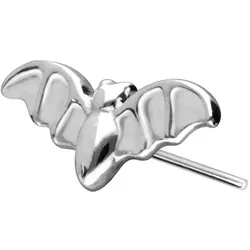 14 Karat Gold Aufsatz mit Titan Push Pin FLEDERMAUS