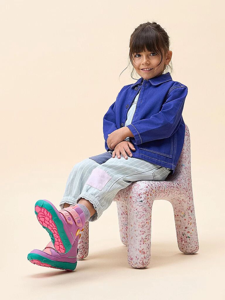 AFFENZAHN Kinder Winterstiefel VEGAN COMFY Eule pink   29