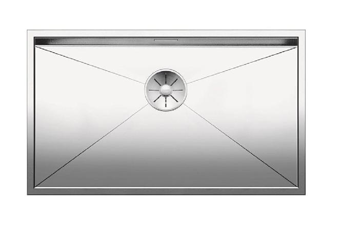 BLANCO ZEROX 700-U, Schrankwaschbecken, Edelstahl, Edelstahl, 80 cm, Deutschland