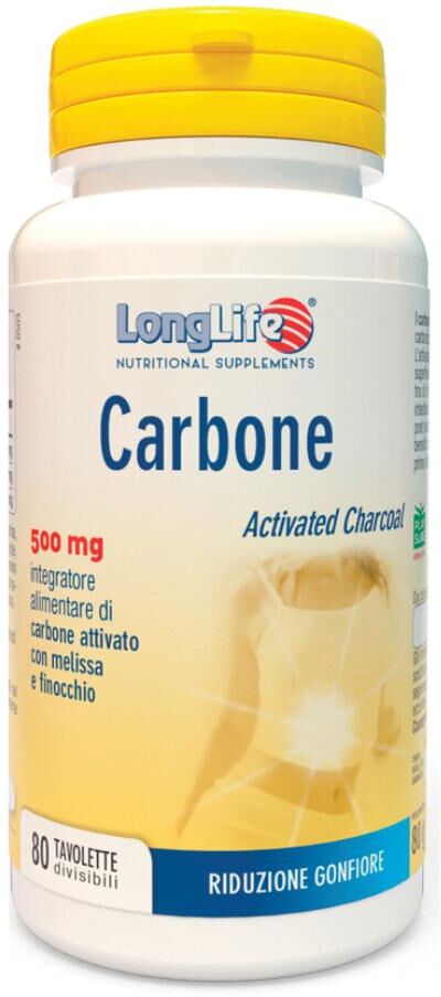 LONGLIFE Srl Longlife, Carbone, 80 Compresse