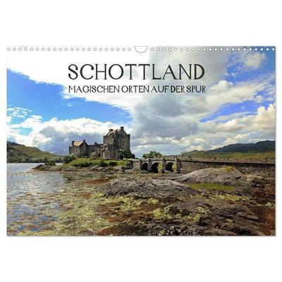 Schottland - magischen Orten auf der Spur (Wandkalender 2027 DIN A3 quer), CALVENDO Monatskalender