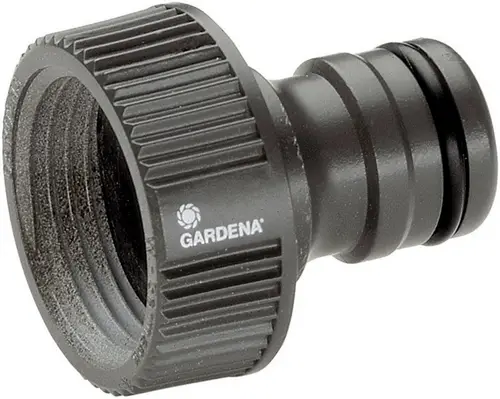 GARDENA 2802-20 Kunststoff Hahnanschluss Steckkupplung Profi-System, 33,25 mm (1") AG