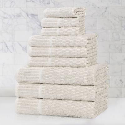 Superior Juno Viscose Cotton Blend 9 Piece Towel Set