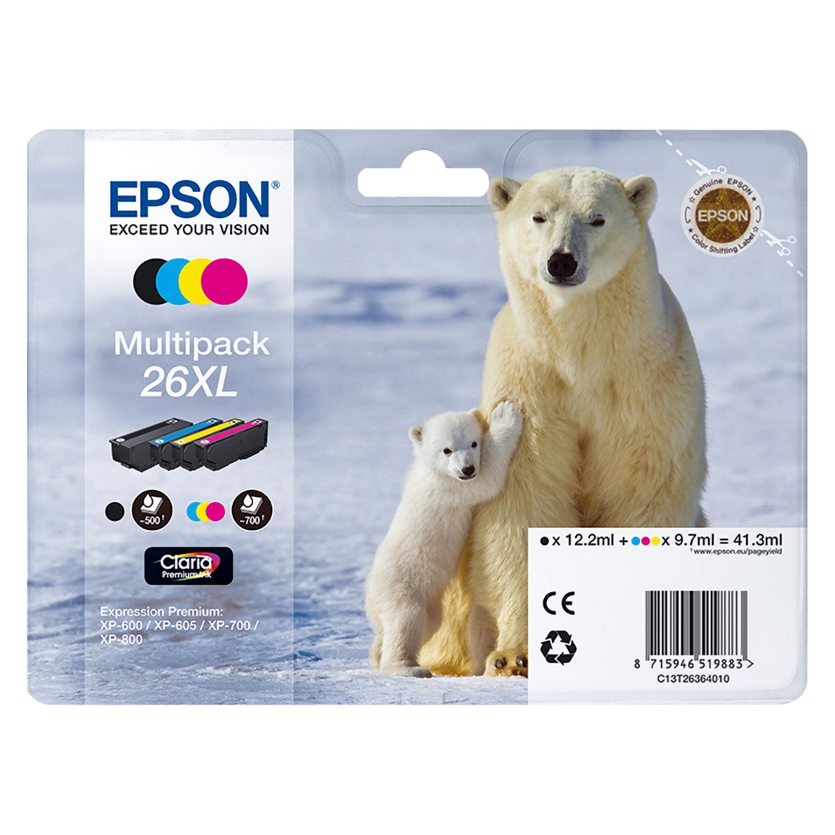 Epson Claria Premium Ink Magenta 26 (M) (C13T26134022)