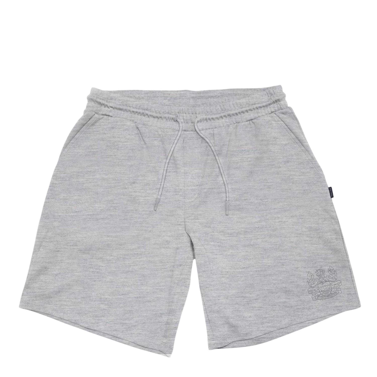 Aquascutum Effen fleece-sweatshorts voor heren (Grijs)