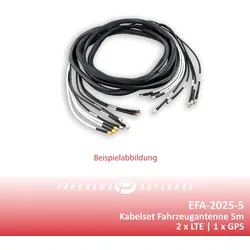 PAA EFA-2025-5 - Kabelset-Fahrzeugantennen 2x LTE +1x GPS, 5 m