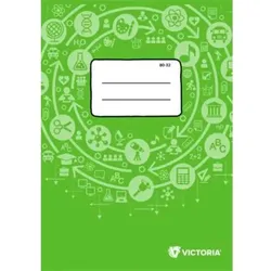Victoria: A4 liniertes Heft – 80-32