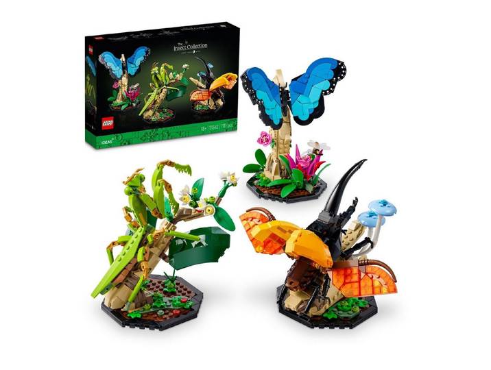 LEGO® Insektensammlung(21342) & Wilde Tiere: Überraschungsspinne(31159) Spielbausteine, (1111 St)